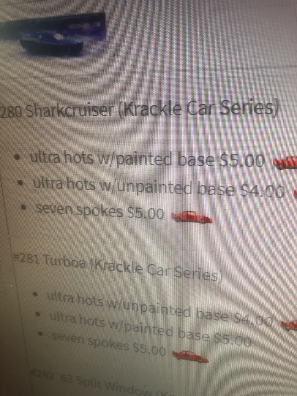 Sharkruiser - 1995 Krackle Car Series toy car collectible - Main Image 3