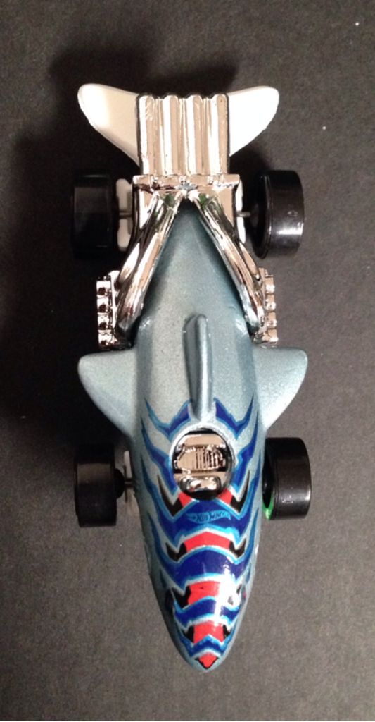 Hot Wheels Sharkruiser Blue Grey - Hw City 2014 toy car collectible - Main Image 2