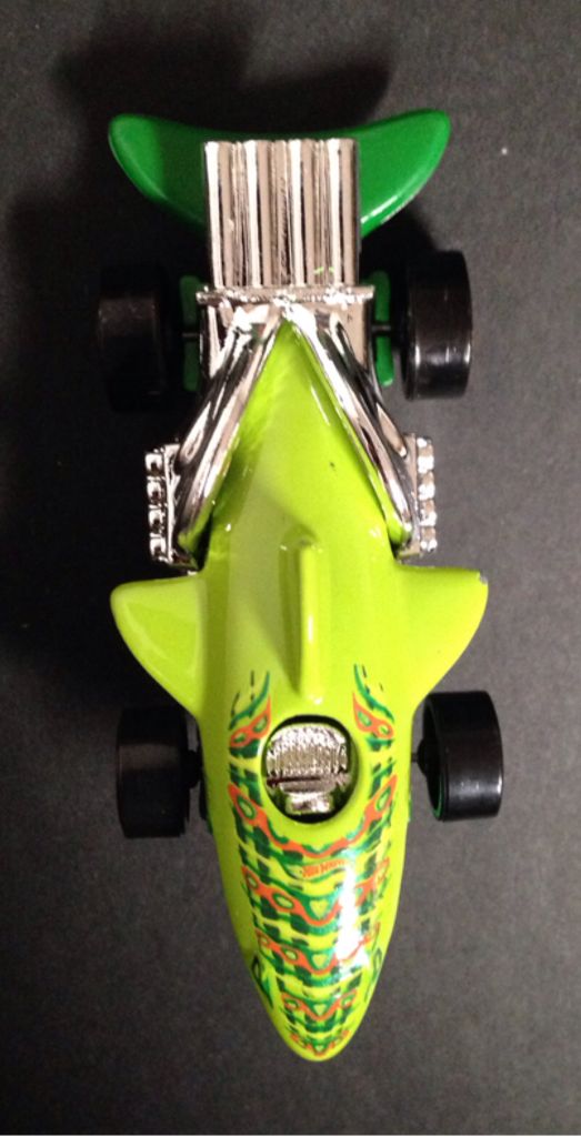 Hot Wheels Sharkruiser Lime Green - HW City 2015 toy car collectible - Main Image 2