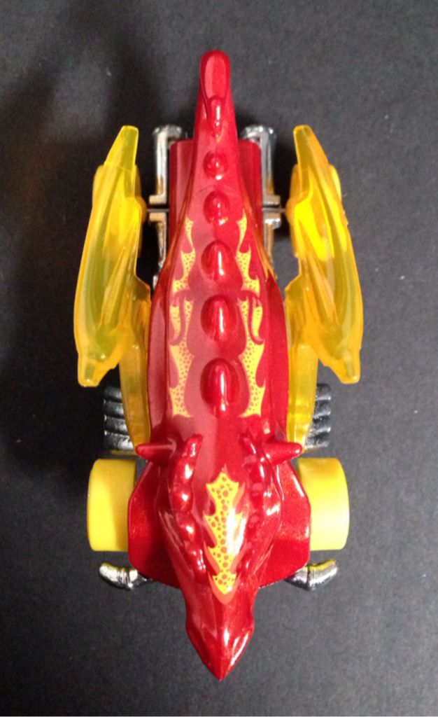 Hot Wheels Dragon Blaster Red  toy car collectible - Main Image 2
