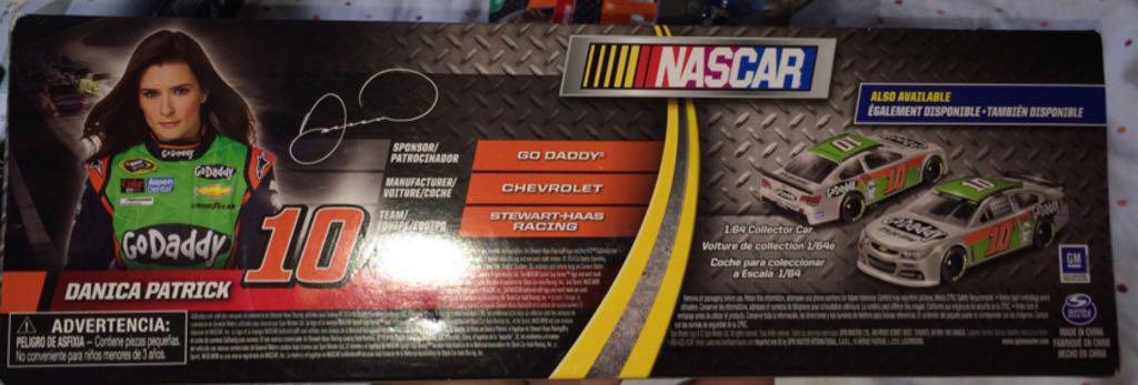 Nascar 10 Go Daddy - Nascar Authentics toy car collectible - Main Image 2