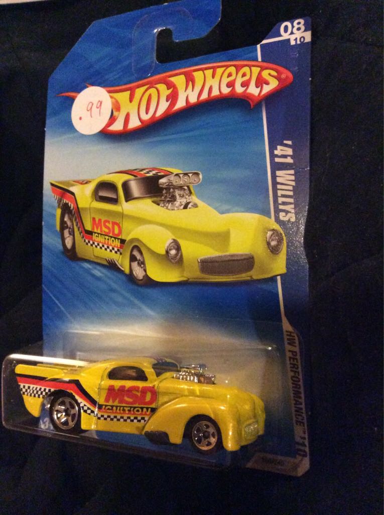 ’41 Willy’s - 2010 HW Performance toy car collectible - Main Image 2