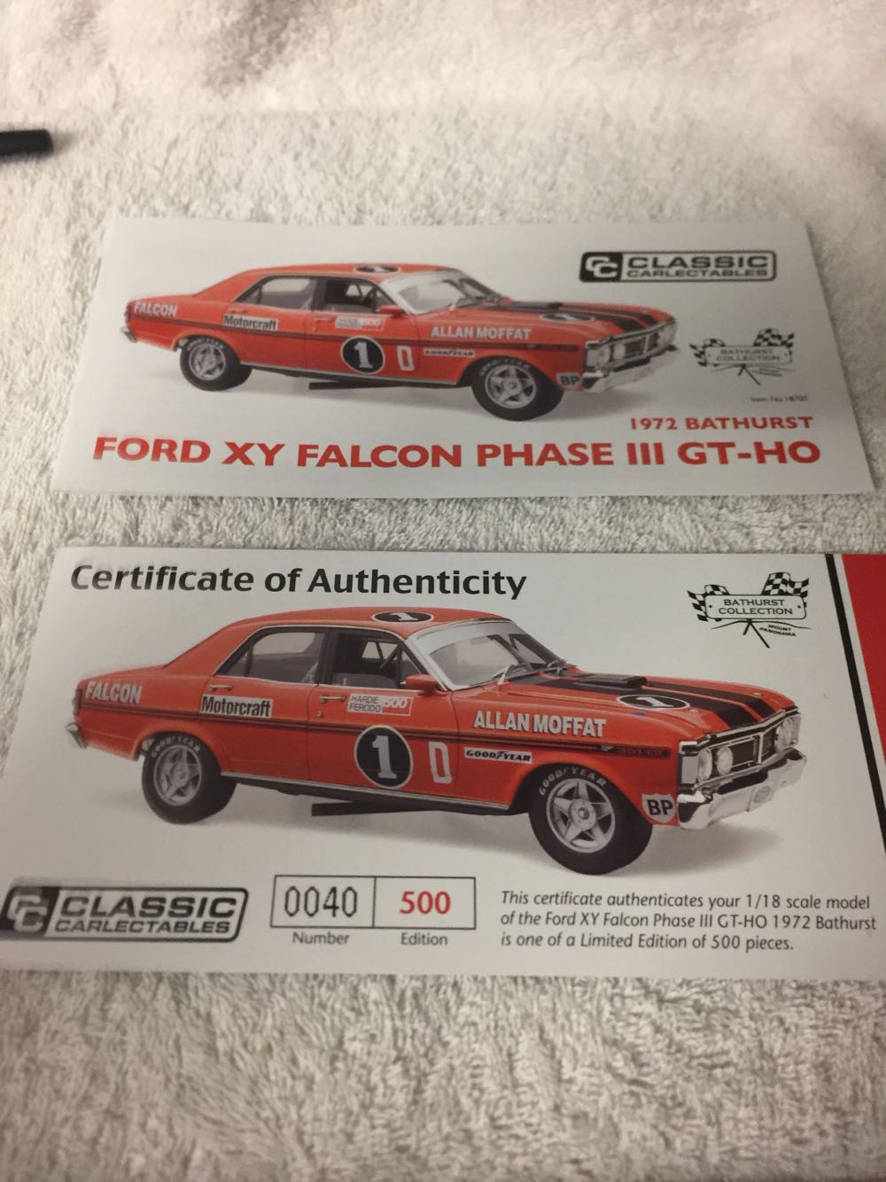 Allan Moffat 1972 XY GTHO Falcon - Allan Moffat toy car collectible - Main Image 4