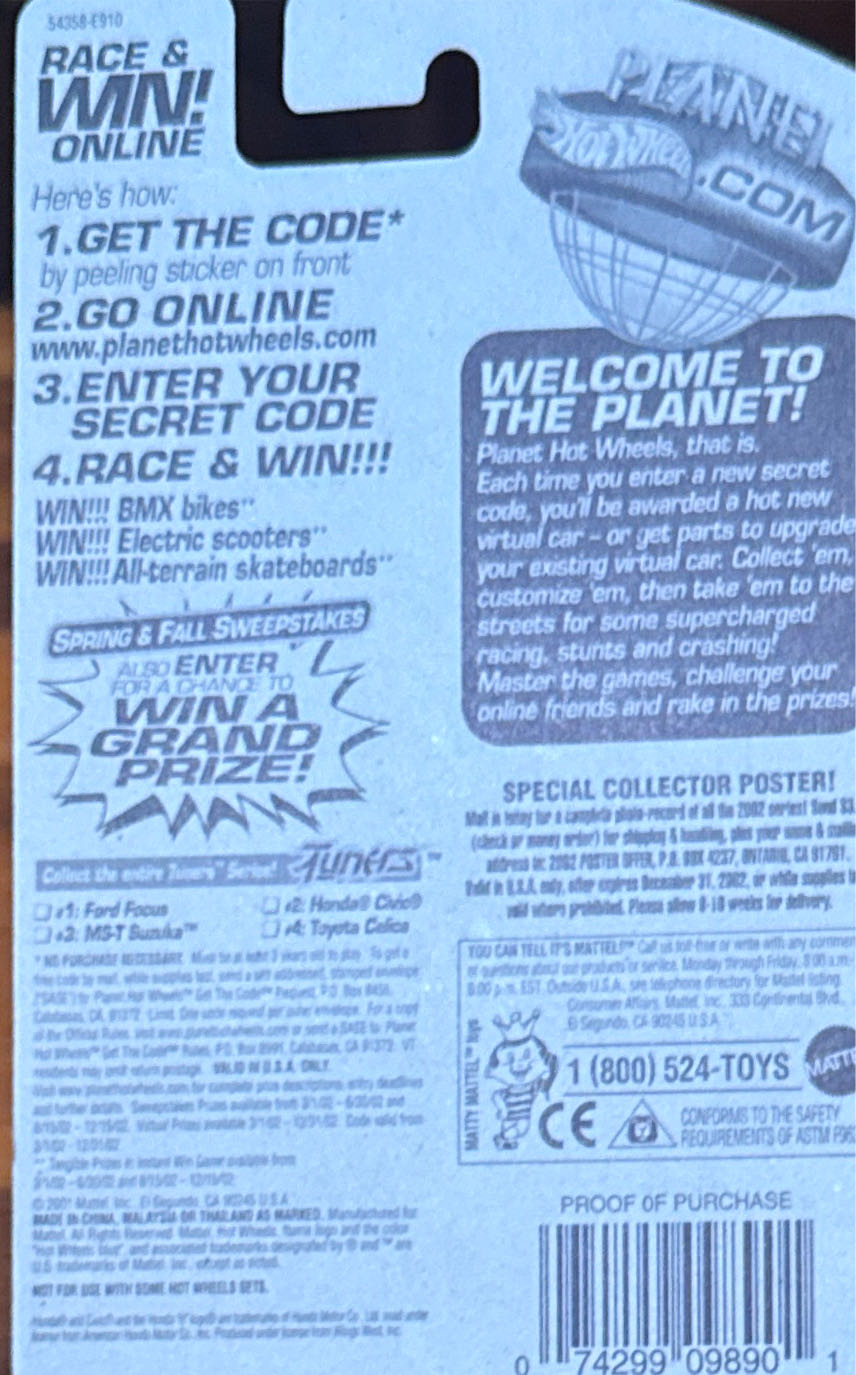 Honda Civic - Tuners Series toy car collectible - Main Image 3