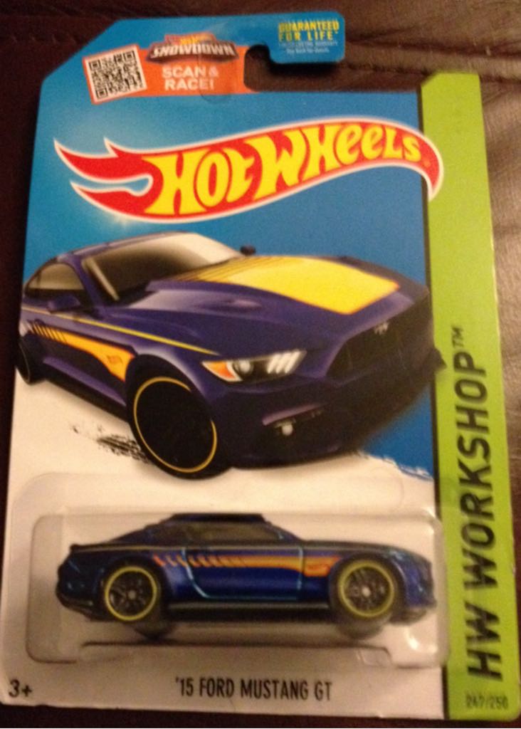 ’15 Ford Mustang Gt - 2015 - HW WORKSHOP - THEN AND NOW toy car collectible - Main Image 1