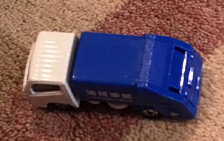 Toyota Dyna Refuse Truck - Takara Tomy Regular toy car collectible - Main Image 2
