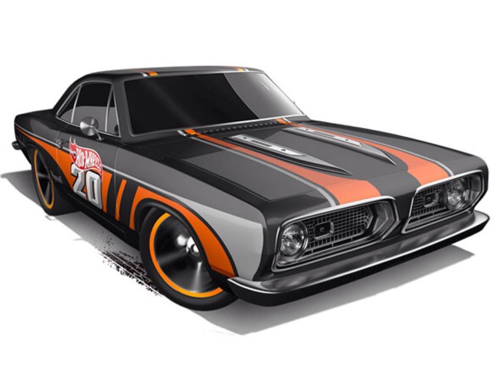 1968 Plymouth Barracuda Formula S Black - Workshop toy car collectible - Main Image 2