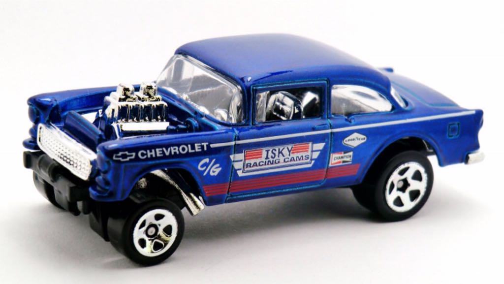 55 Chevy Bel Air Gasser 241/250 - HW WORKSHOP toy car collectible - Main Image 2