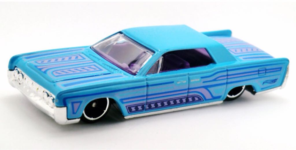 ’64 Lincoln Continental (sky Blue) - HW Workshop 2014 - HW Garage toy car collectible - Main Image 2