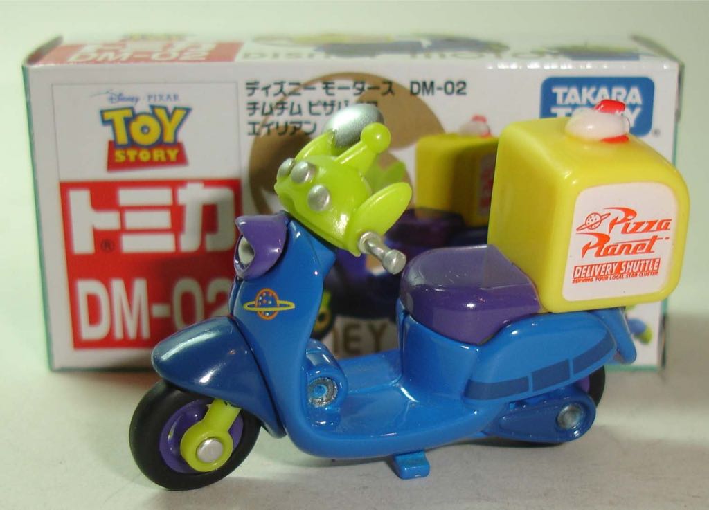 TOMICA DM02 - PIZZA PLANET - DM - Disney Series toy car collectible - Main Image 1