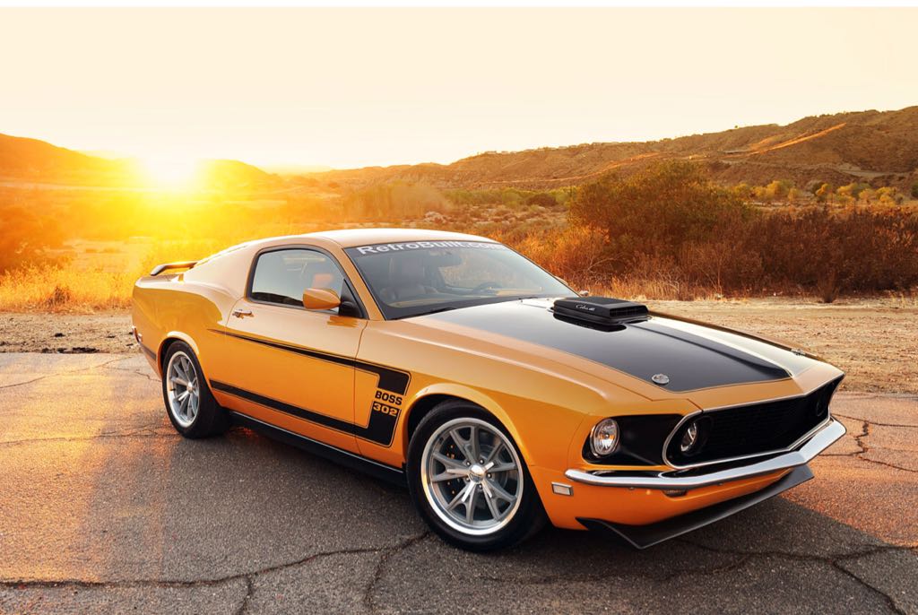 ’69 Ford Mustang Boss 302 - HW WORKSHOP toy car collectible - Main Image 2