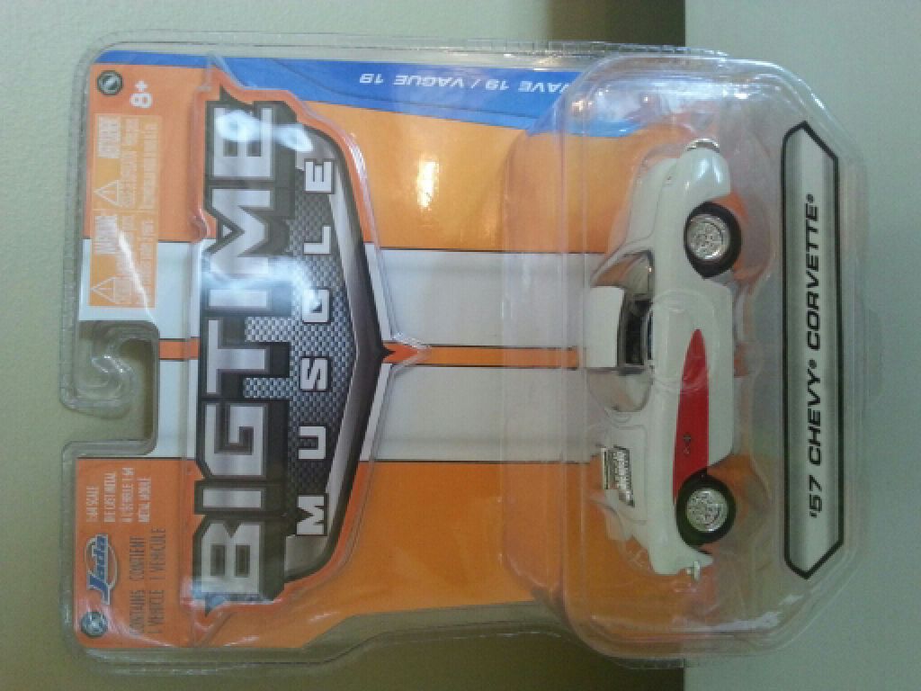 ’57 Chevy Corvette - Bigtime Muscle toy car collectible - Main Image 1