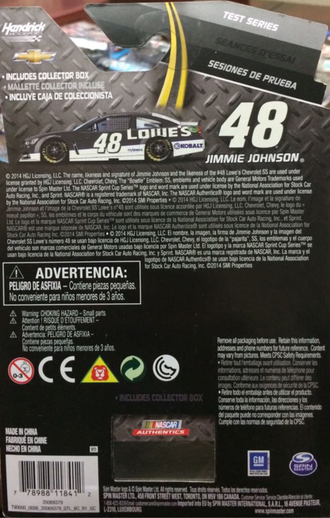 Jimmie Johnson #48 - NASCAR Sprint Cup Series toy car collectible - Main Image 2