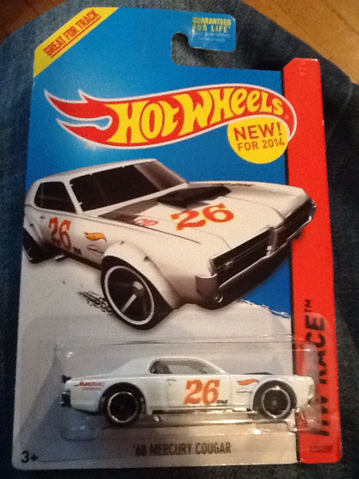 2014 Hot Wheels ’68 Mercury Cougar  toy car collectible - Main Image 1