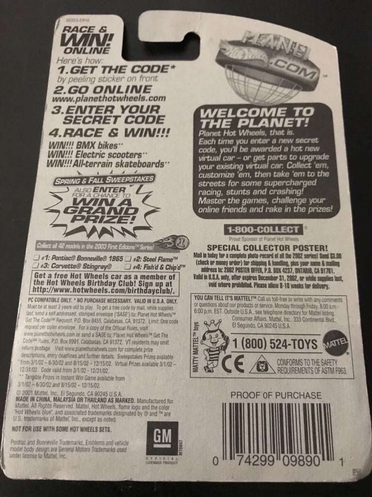 1965 Pontiac Bonneville - 2003 First Editions toy car collectible - Main Image 2