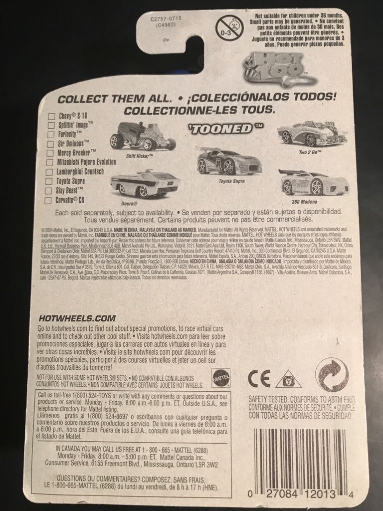 ’Tooned Sixy Beast - 2004 First Editions toy car collectible - Main Image 2