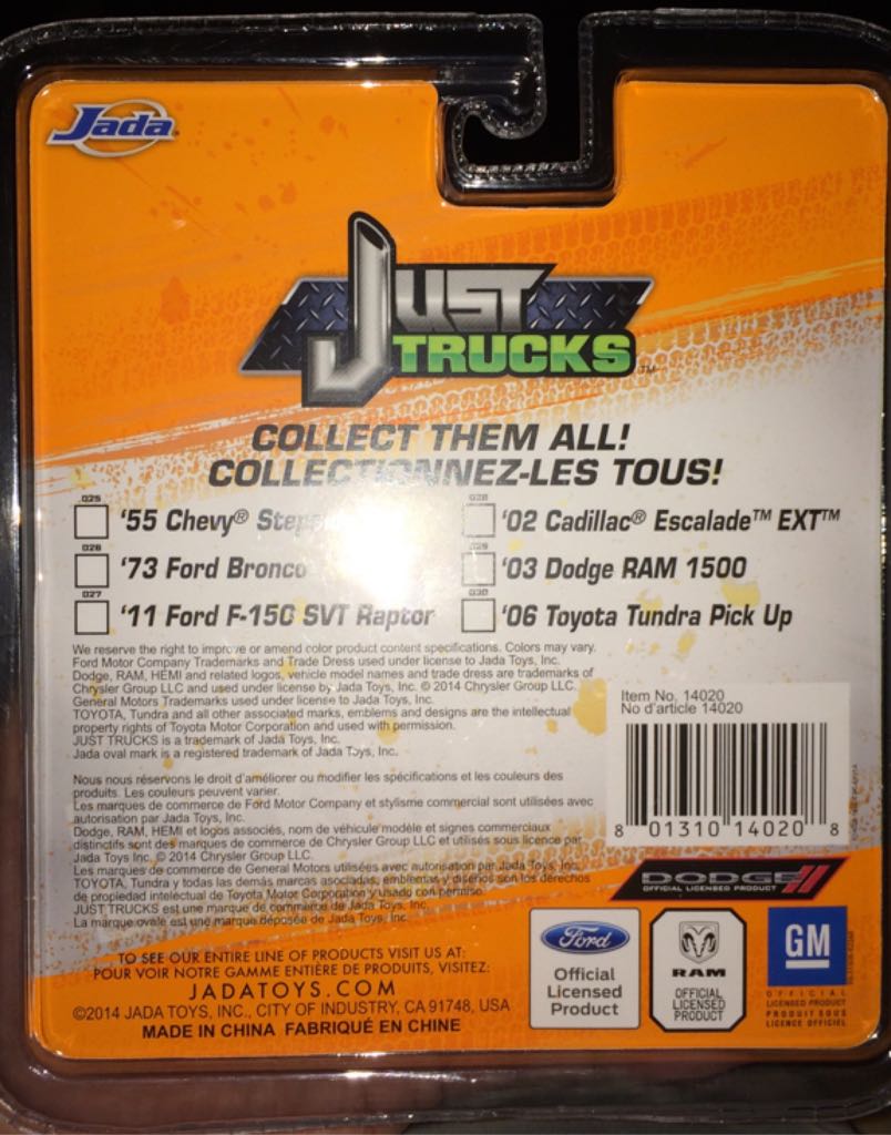 2011 Ford F-150 SVT Raptor - Just Trucks toy car collectible - Main Image 2