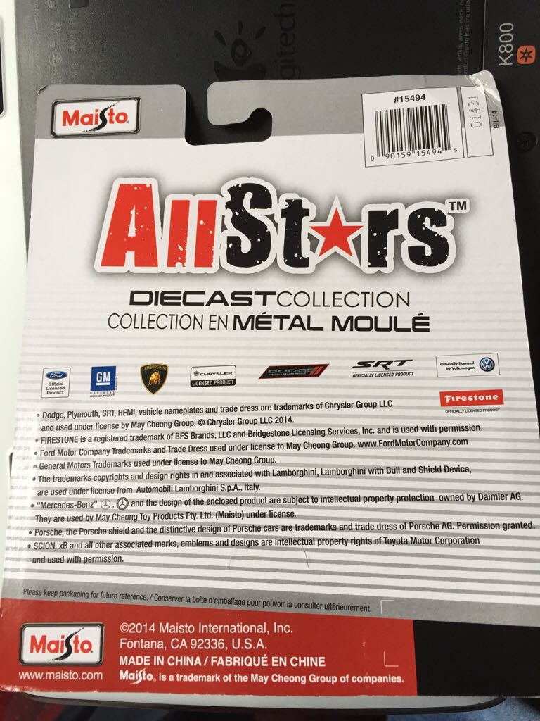Maista - AllStars toy car collectible - Main Image 2