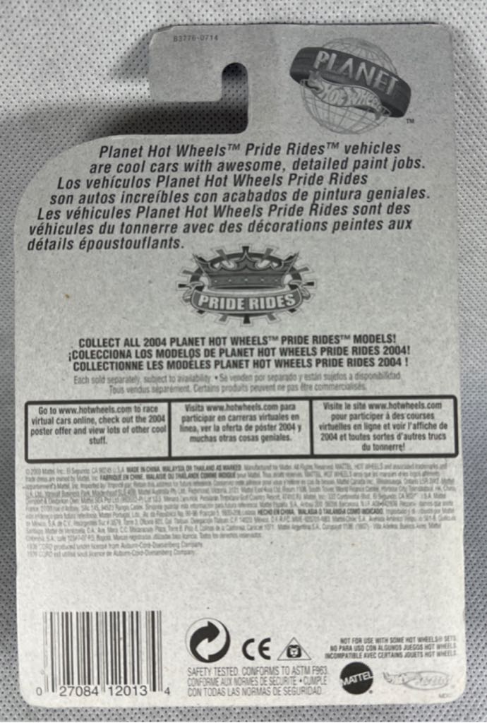 1936 Cord - Black - Pride Rides toy car collectible - Main Image 2