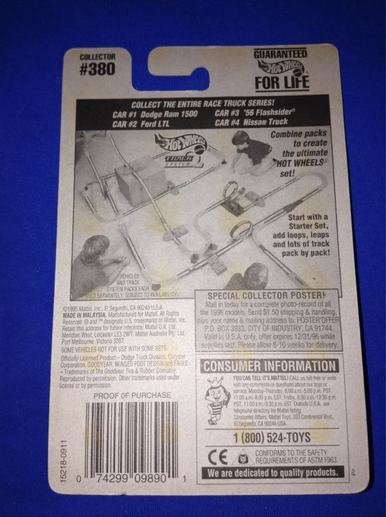 Dodge Ram 1500 - 1996 Race Truck Series toy car collectible - Main Image 2