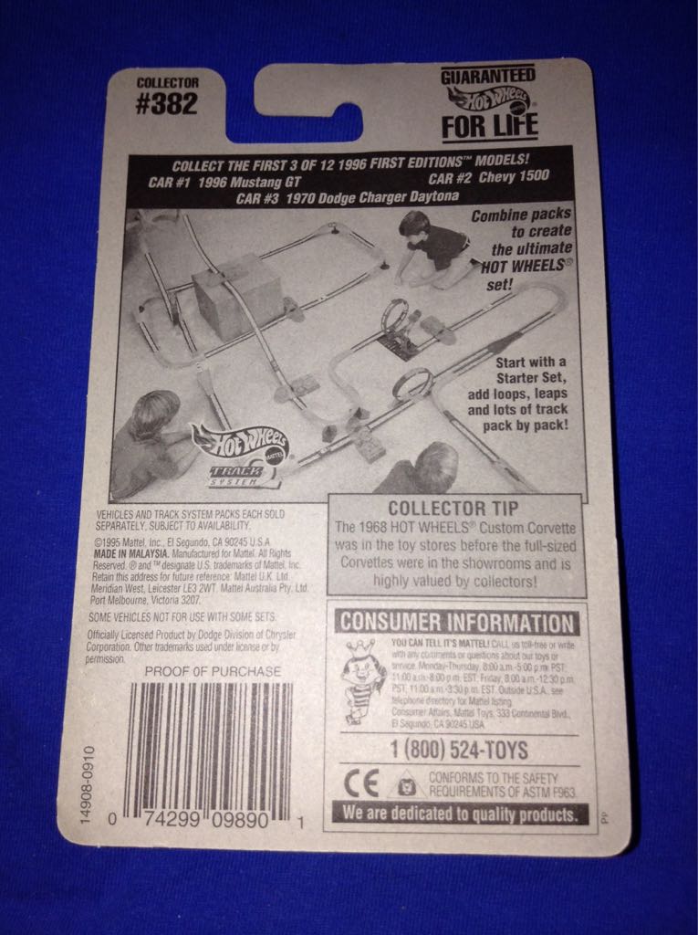 Dodge Charger Daytona ‘70 14908-0910 - 1996 First Editions toy car collectible - Main Image 2