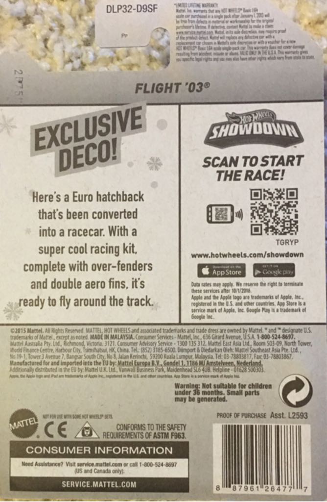 Flight. 03 - Snowflake Edition toy car collectible - Main Image 2