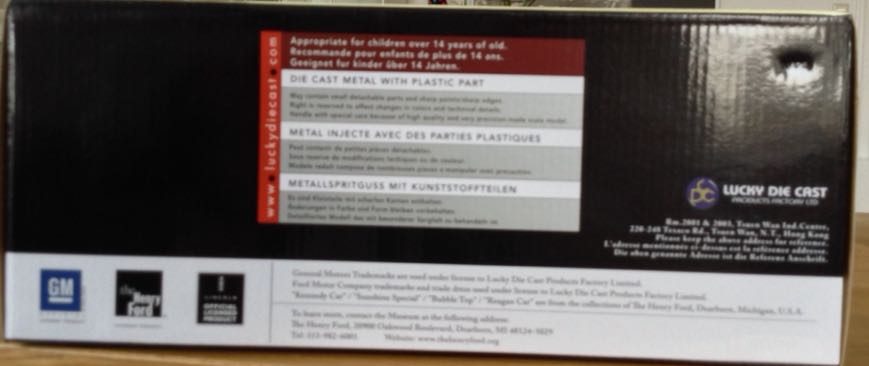 1963 Lincoln X-100  - Presidential Series toy car collectible - Main Image 2