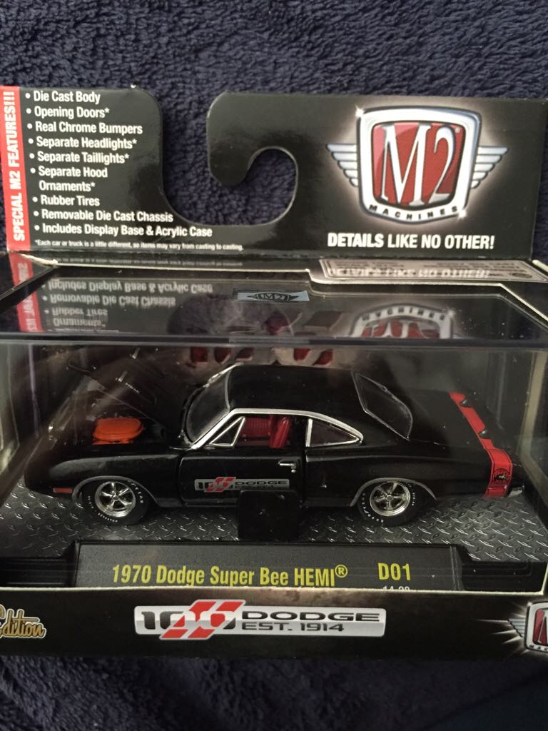 1970 Dodge Super Bee Hemi - 100 Year Dodge toy car collectible - Main Image 1