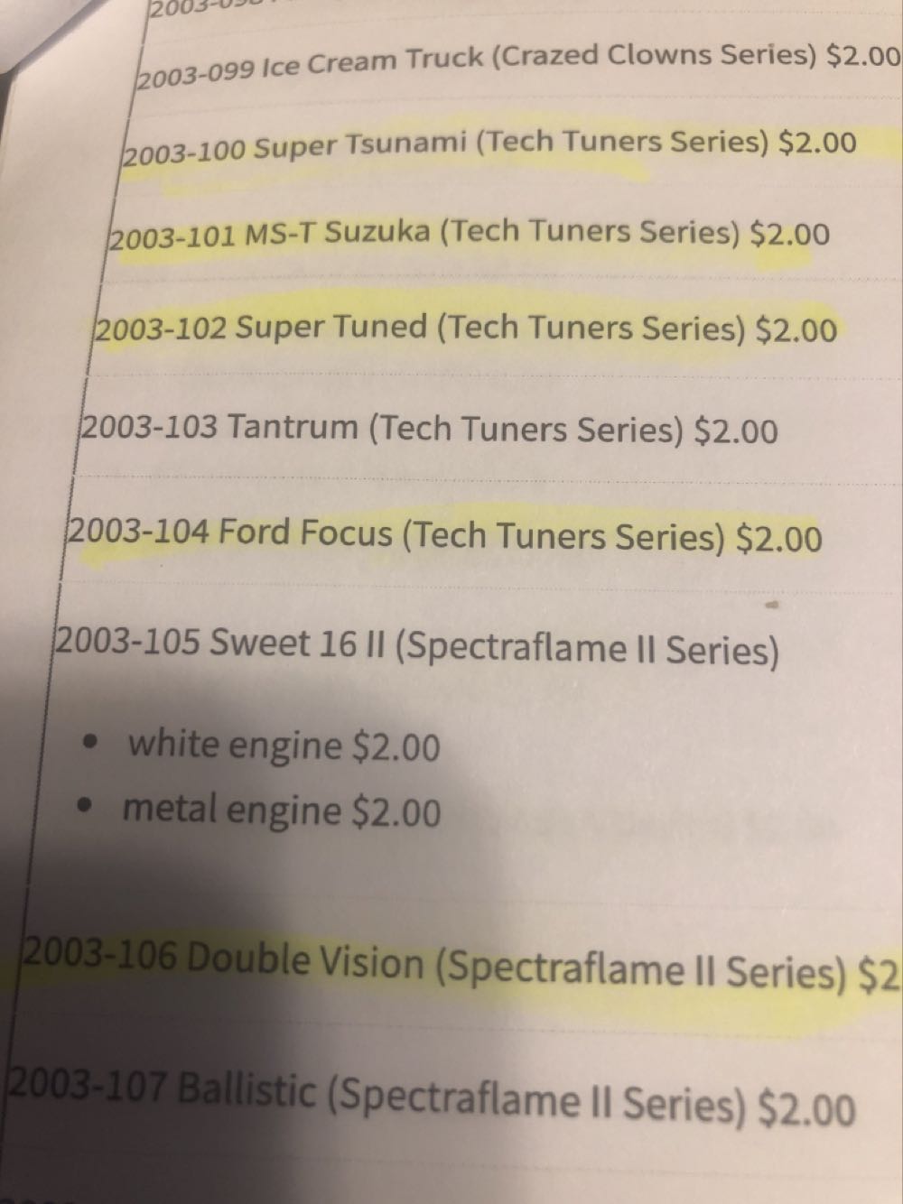Sweet 16 II - Sweet 16 II toy car collectible - Main Image 2