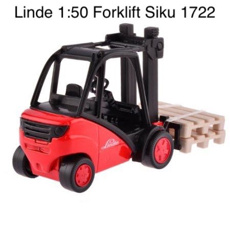 Linde Forklift 1722 Suki 1:50 - Siku Super 1:50 toy car collectible - Main Image 2