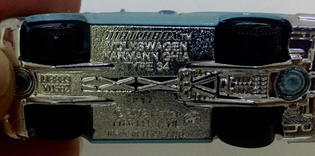 Volkswagen Karmann Ghia Type 34 - 2012 MBX Adventure City toy car collectible - Main Image 2