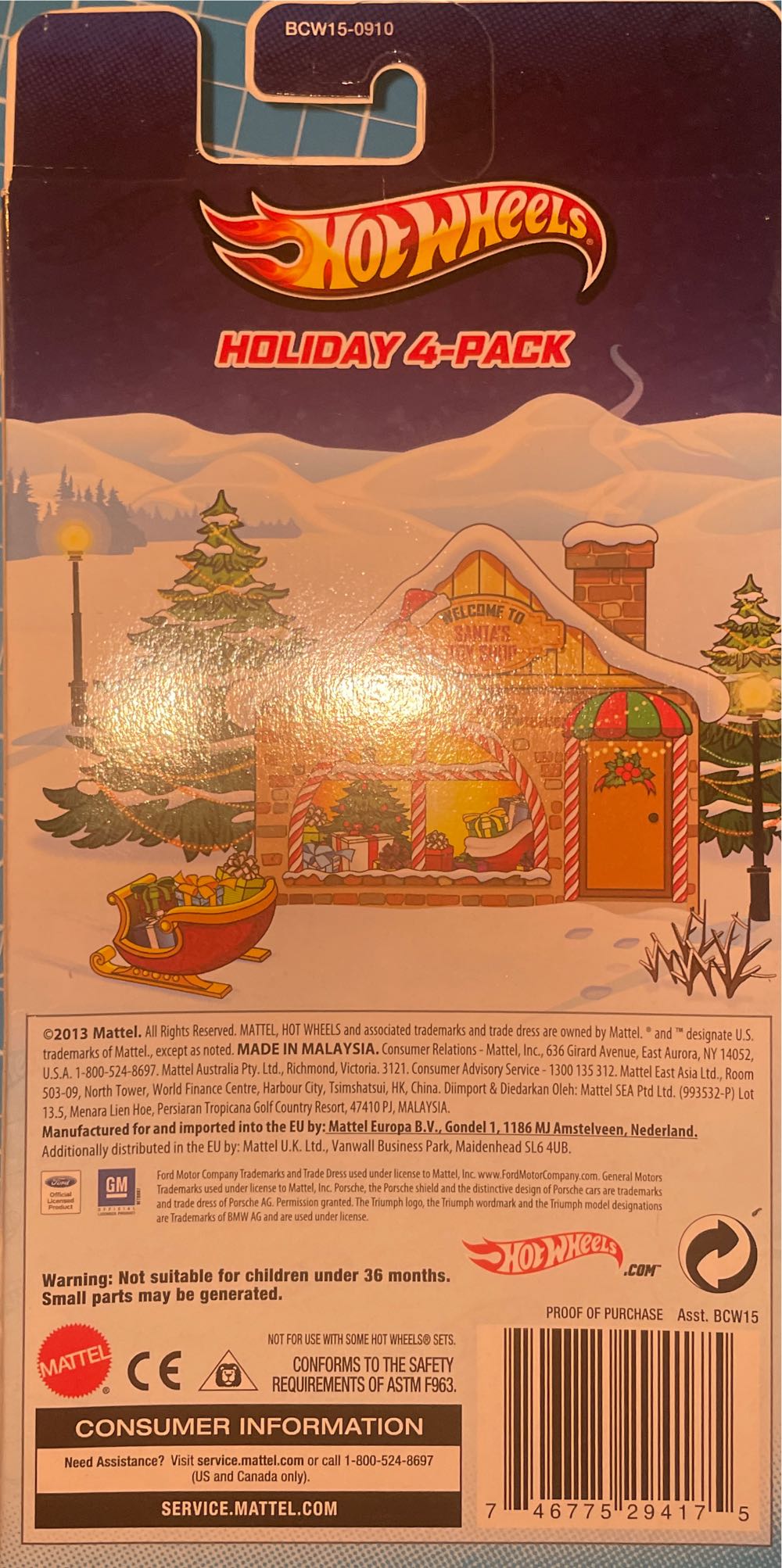 Holiday 4-pack - Holiday 4-Pack toy car collectible - Main Image 3