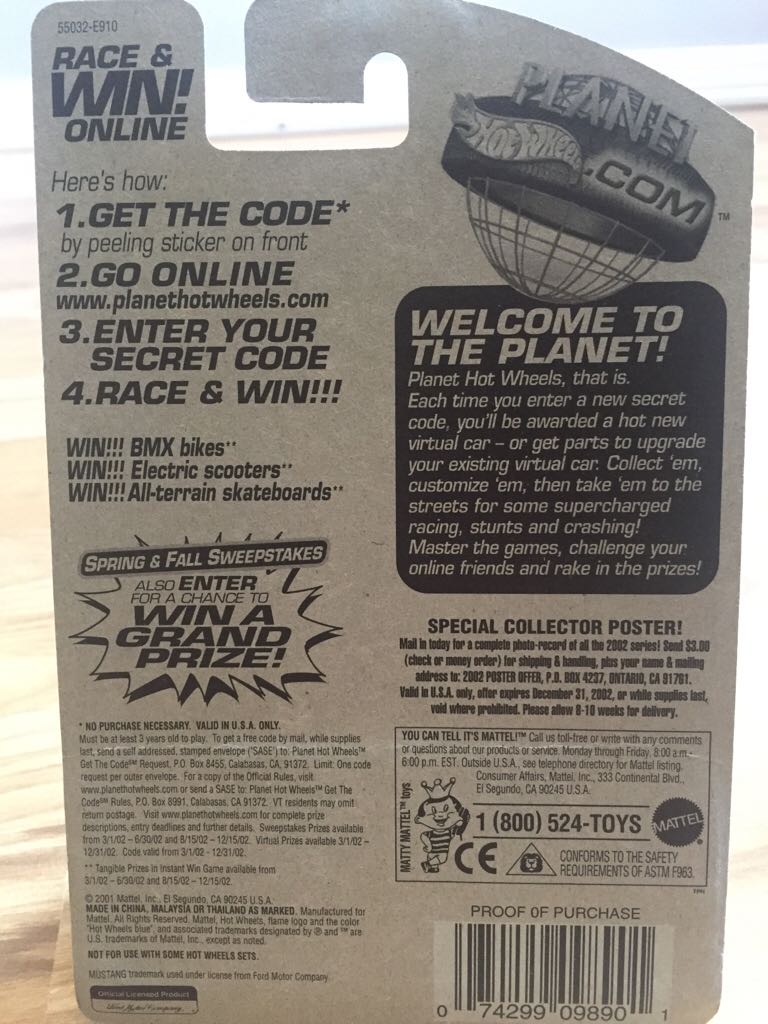 Mustang (1965)  toy car collectible - Main Image 2