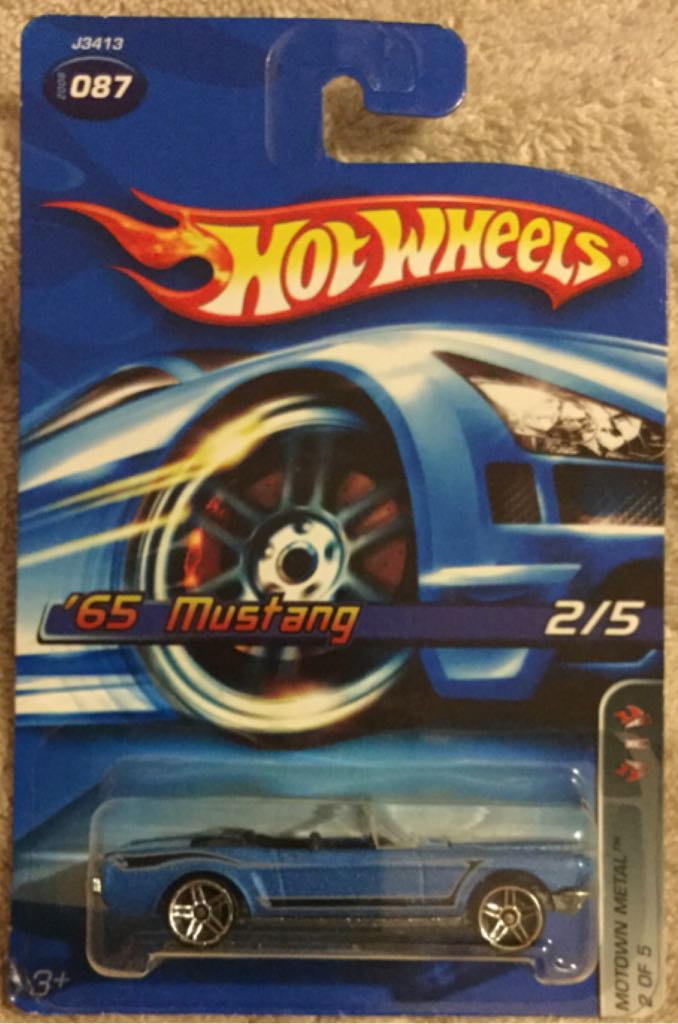 ’65 Mustang - HW Motown Metal toy car collectible - Main Image 2