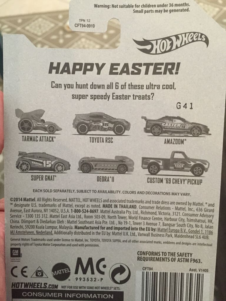 Amazoom - Happy Easter toy car collectible - Main Image 2