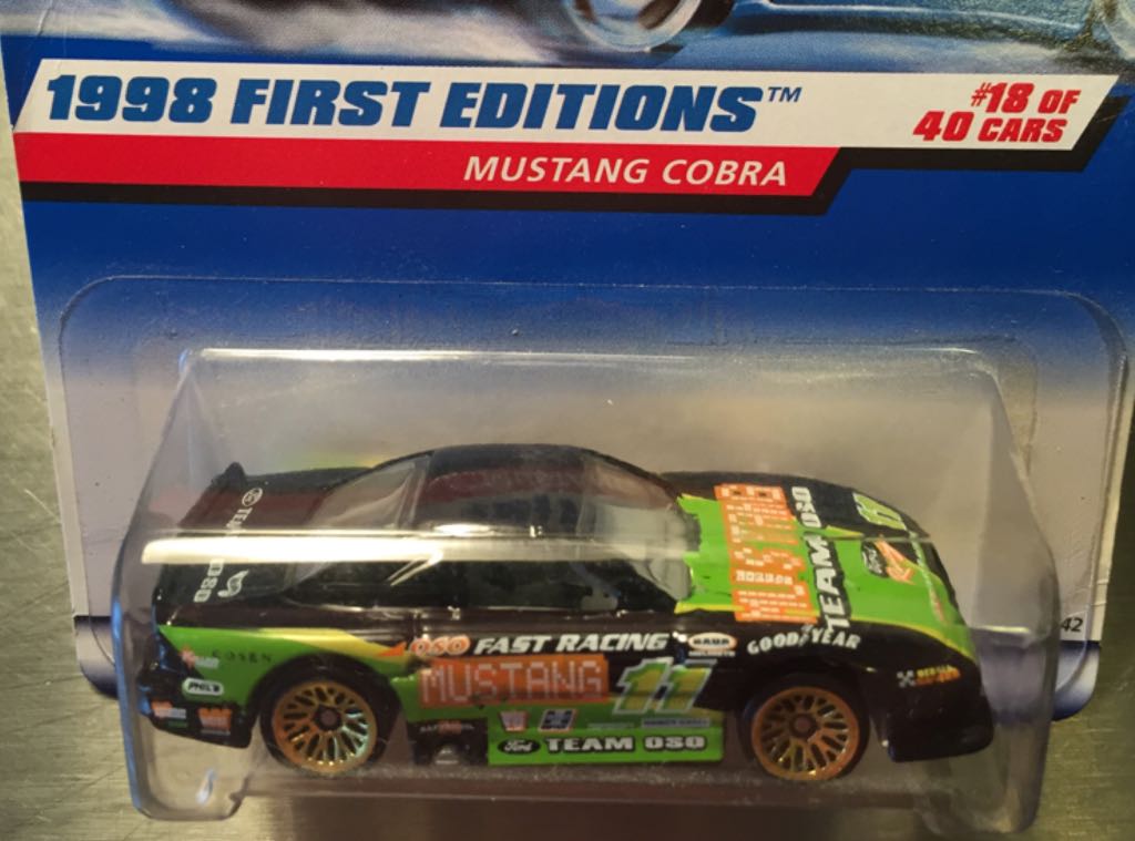 Mustang Cobra - HW First Editions toy car collectible - Main Image 1