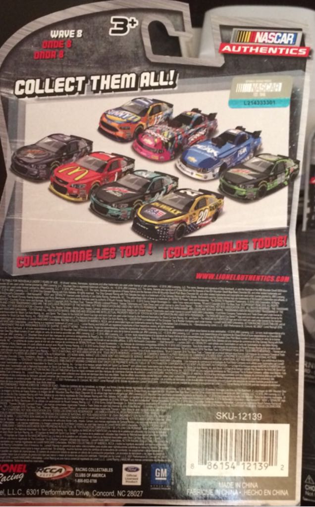 Jamie McMurray #1 - NASCAR Sprint Cup Series toy car collectible - Main Image 2