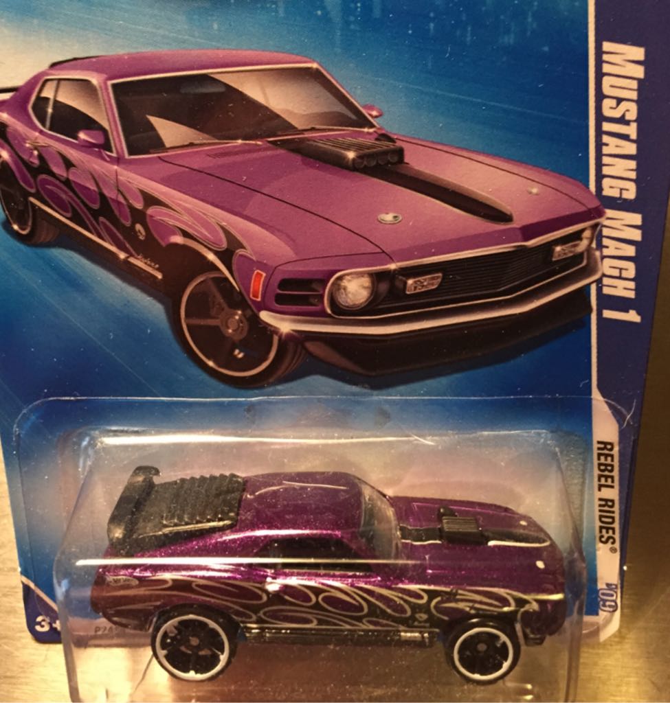 ’70 Ford Mustang Mach 1 - 2009 - HW Rebel Rides toy car collectible - Main Image 1