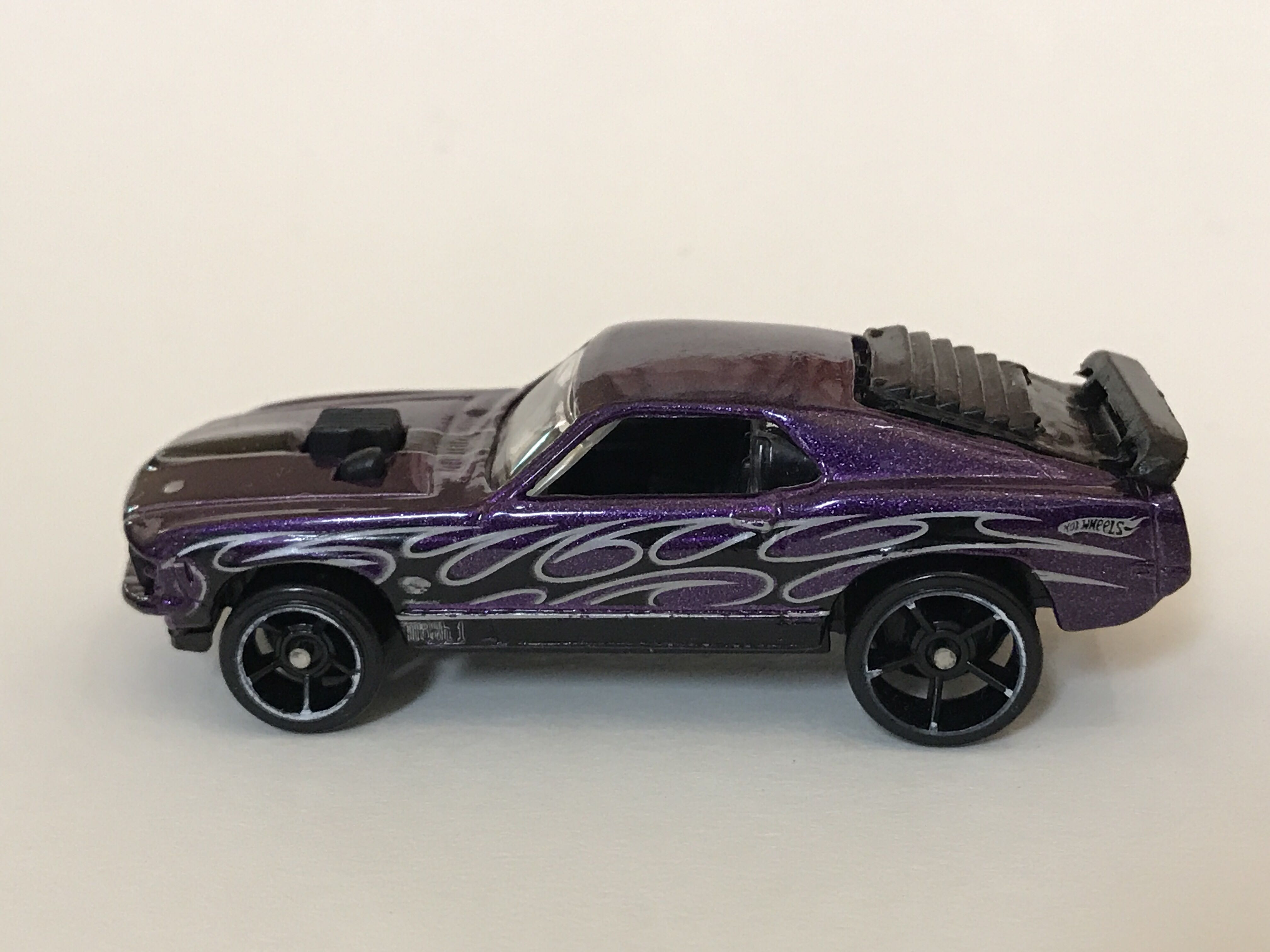 ’70 Ford Mustang Mach 1 - 2009 - HW Rebel Rides toy car collectible - Main Image 3