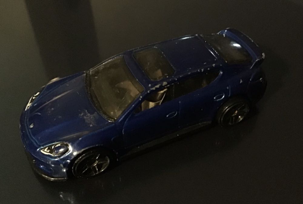 Porsche Panamera - Blue  toy car collectible - Main Image 2