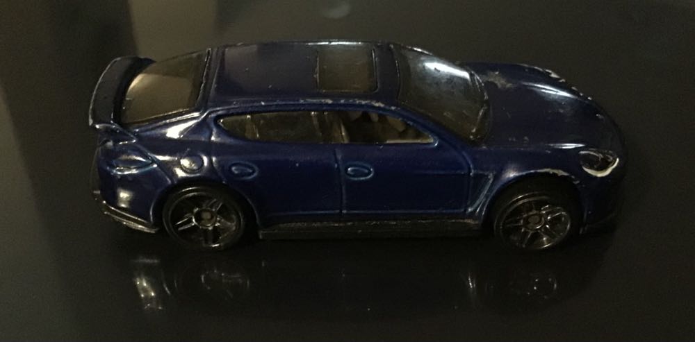 Porsche Panamera - Blue  toy car collectible - Main Image 3