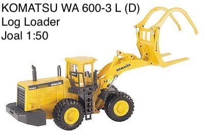 Komatsu WA600-3 L (D) Log Loader Joal 1:50 - Joal toy car collectible - Main Image 2