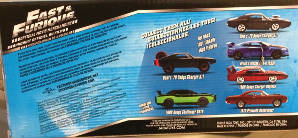 Dom’s ’70 Dodge Charger R/T - Fast & Furious toy car collectible - Main Image 2