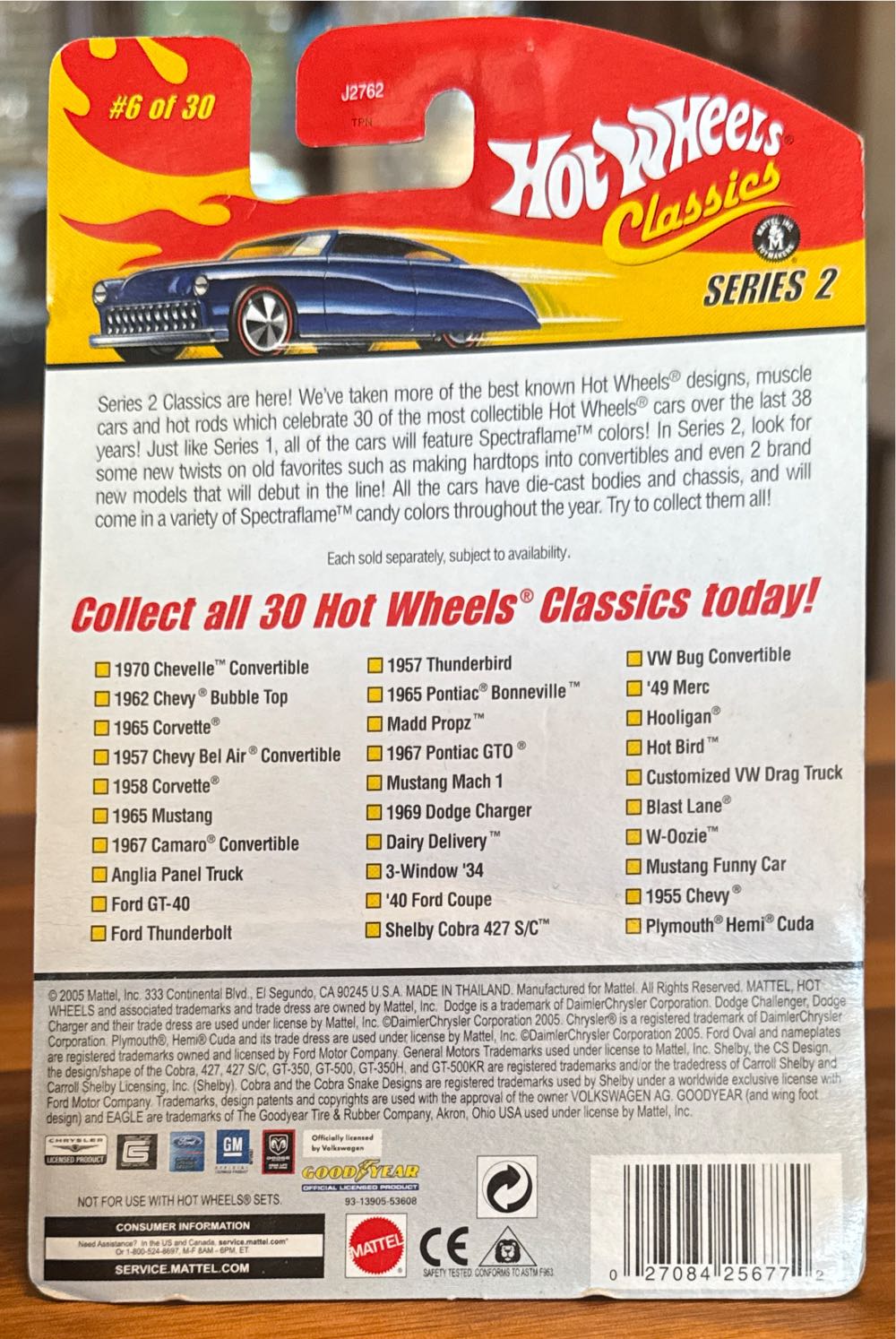 1965 Mustang  - Hot Wheels Classics Series 2 toy car collectible - Main Image 3