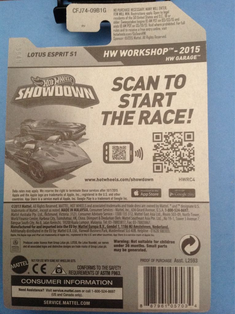 Lotus Esprit S1 - New For 2015 toy car collectible - Main Image 2