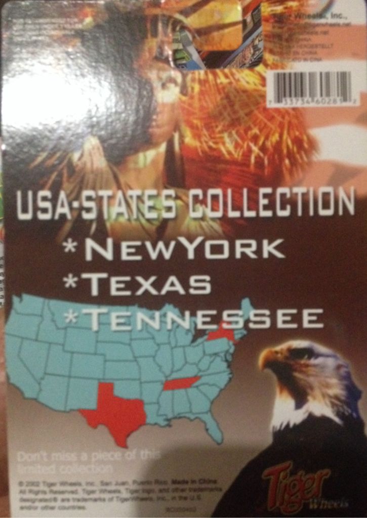 Tiger Van - USA-States Collection toy car collectible - Main Image 2