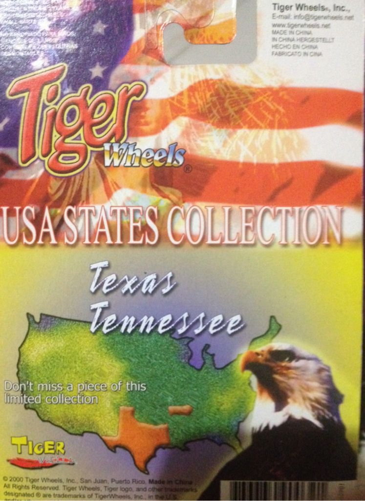 Tiger Van - USA-States Collection toy car collectible - Main Image 2