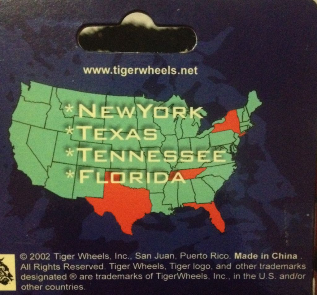 Tiger Van - USA-States Collection toy car collectible - Main Image 2
