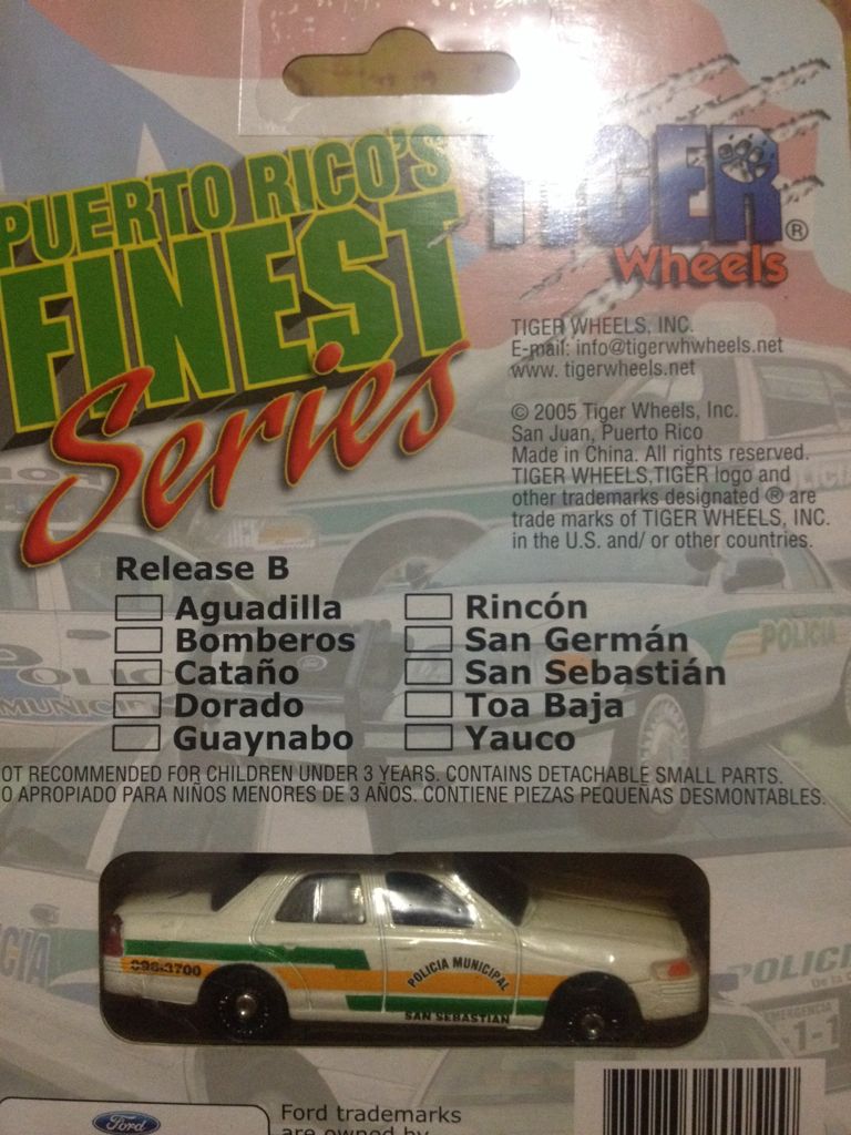 San Sebastian Municipal Police - Puerto Rico’s Finest Series toy car collectible - Main Image 2