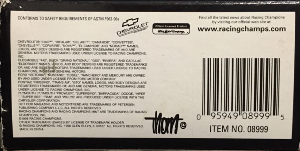 1968 Camaro - Drag Racing Series - Issue #99 toy car collectible - Main Image 2